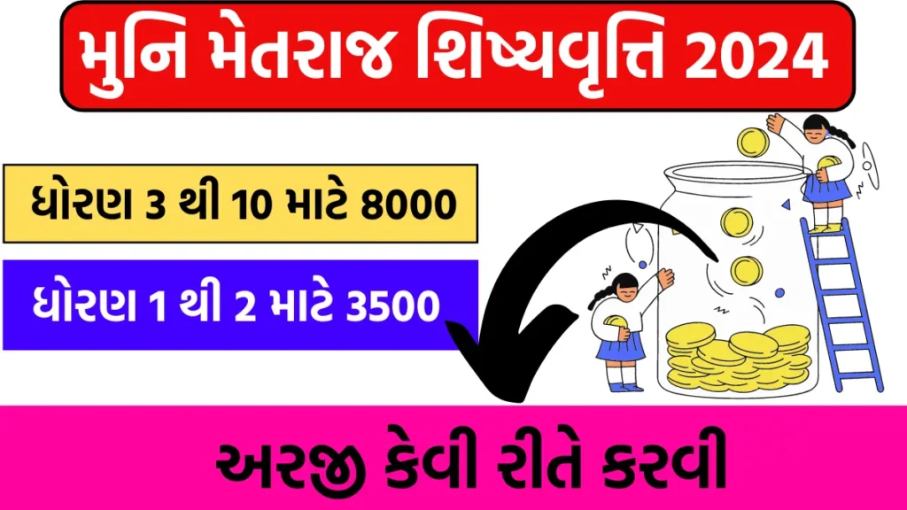 Gujarat Muni Mitraj Scholarship 2024